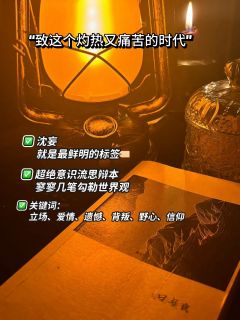 ❤️🔥爱就是要爱到不爱才够
💽类型:超绝意识流/思辩