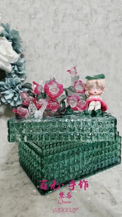 这是一个抽纸盒 尺寸17×11×9.5cm 市面上最大的抽纸