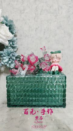 这是一个抽纸盒 尺寸17×11×9.5cm 市面上最大的抽纸