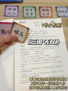 《三国无双》|抢旗容易运旗难!
推荐指数:🌟🌟🌟�