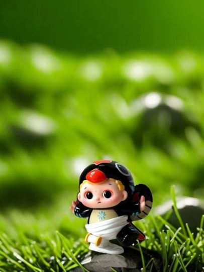 线🧵，紧紧地拴着我，让我无法随心所欲地飘飞。我望着那无垠的蓝天，渴望挣脱这看似的枷锁🔒……或许，线不是束缚，而是一种引导。它让我在追求高远的同时，不忘来路，不忘根本…我开始思考，若没有线，所谓的自由是