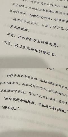 真正的救赎
不负,自己曾经毕生所学所愿
不负,纳兰东流和林幼