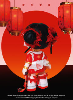 原创dora改娃 ｜新年送福
新年红红火火恭喜发财💰