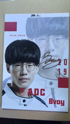 LPL英雄联盟2019赛季 JDG赛手签名明信片