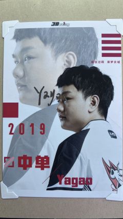 LPL英雄联盟2019赛季 JDG赛手签名明信片
