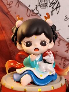 这才是国风盲盒该有的样子，飞天和驭鹿神女好搭啊！又乖又美！