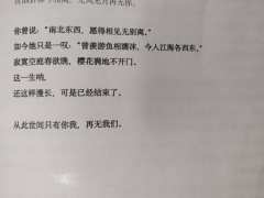 南北东西，愿得相见无别离
我有所爱之人 隔在远远乡

时长: