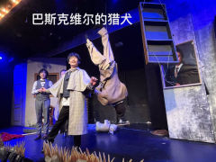 推荐理由:全程好笑的小猎犬,搞笑演绎福尔摩斯名著。
舞台布置