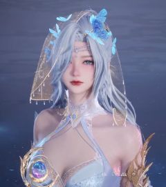 灵汐成女捏脸-鲛人泪
本捏脸素材由B站：肥鱼双双，授权转发。