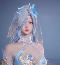 灵汐成女捏脸-鲛人泪
本捏脸素材由B站：肥鱼双双，授权转发。