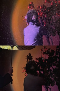 “我告诉自己，不能流泪，不能不快乐，否则，她会在天上急得团团
