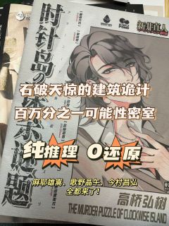 「石破天惊的建筑诡计,百万分之一可能性的密室!」
该作是一