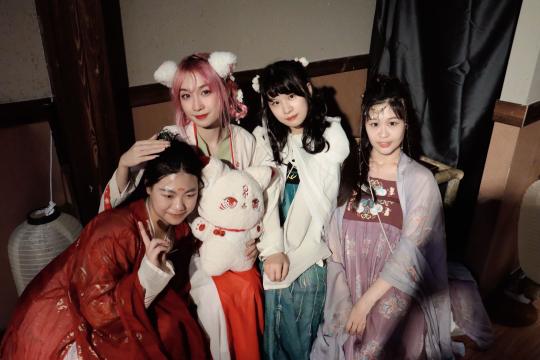 拖了三个月的测评哈哈哈，到了写测评倦怠期了👉🏻👈🏻
演职员如下
npc：师姐（美其）
陈风（双鱼）
阿瑶（兔子）
无道（离离）
桑念（洋仔）
灵儿（井芝）
角角花（小熊）
魔王（小孔）
妖帝煞风（小五