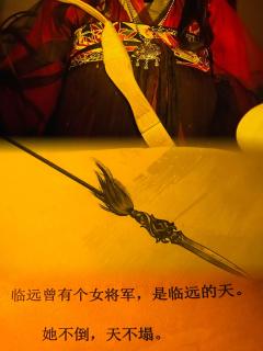 小暖，我们边塞的女子，只做鸿鹄，
不做被人豢养的雀鸟。

点