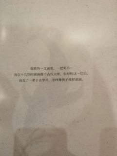 【含剧透】
🧜♀️“我唯有一支画笔、一把刻刀...”我在