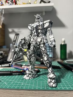 第一次做    mg元祖二次元涂装