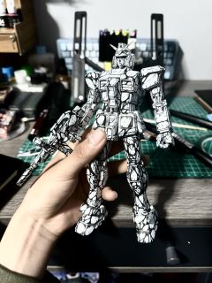 第一次做    mg元祖二次元涂装