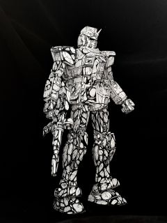 第一次做    mg元祖二次元涂装