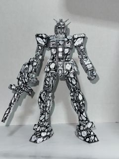 第一次做    mg元祖二次元涂装