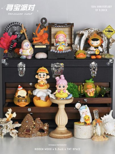 寻宝派对专属小角落（附重量参考）

DORA 动次duck 170.5g 
cimmy电锯鸭 241.8g
KY928 面包鸭 221.1g
双双西噗&BIBIDY 搞咩鸭 209.5g
SLLO 懒